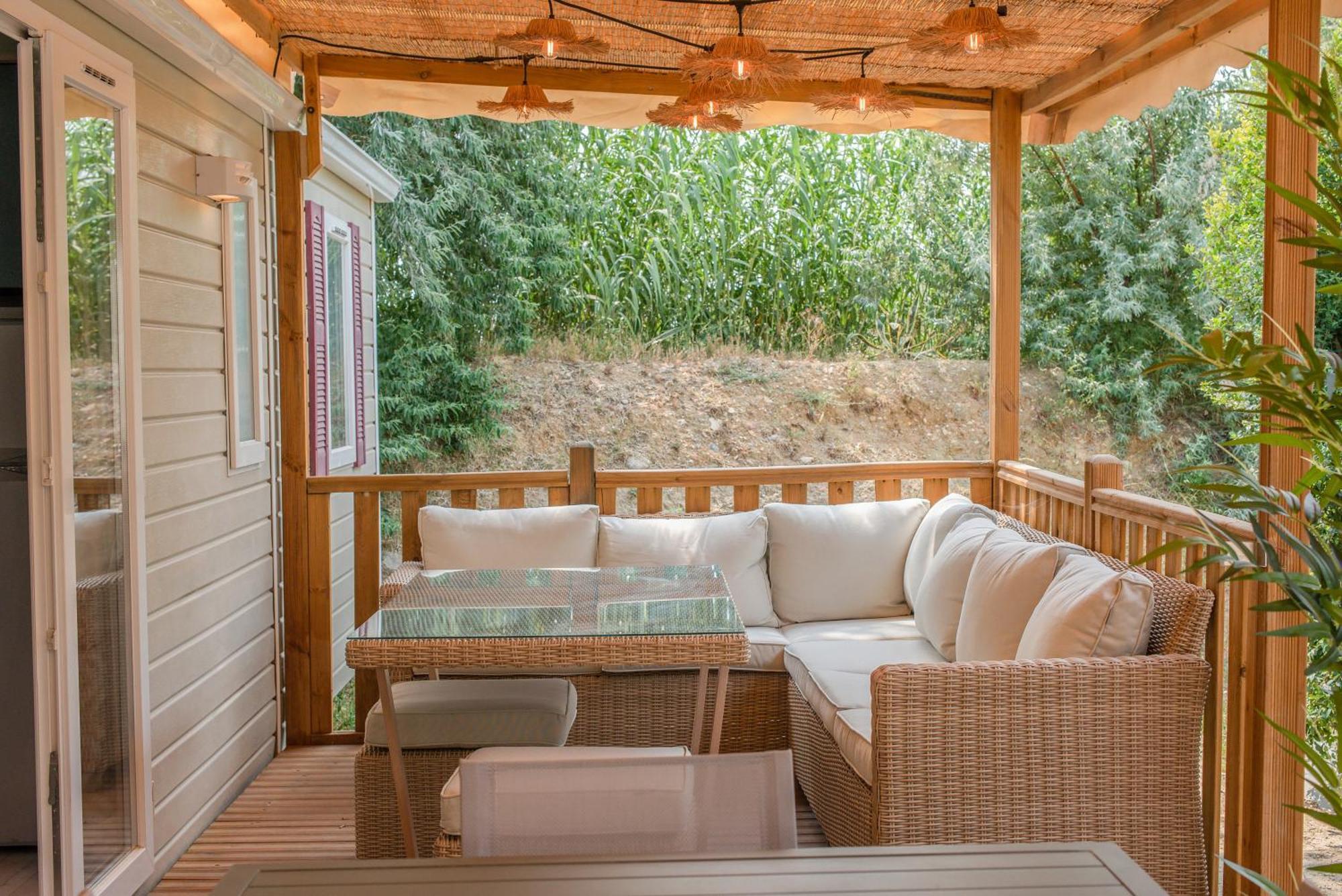 Mobil Home Les Pieds Dans L'Eau 卡内 外观 照片